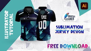 Sublimation Jersey Design | Adobe Illustrator | Tutorial | Sublimation Printing