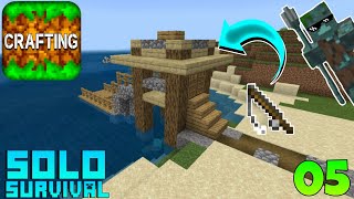 Making A Fishing Hut! | Solo Survival | 05 | Crafting and Building | Drago Boy