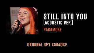 Still Into You (GRAMMY's acoustic ver.) - Paramore | Karaoke Instrumental with Lyrics