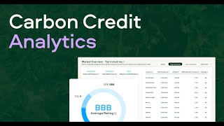 Carbon Credit Analytics