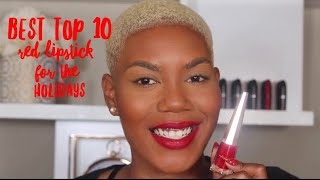 BEST TOP 10 RED LIPSTICK FOR THIS HOLIDAY SEASON