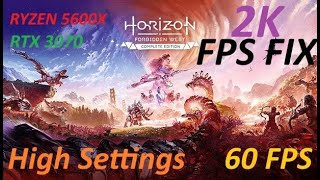 Horizon Forbidden West Complete Edition PC 2K Gameplay RTX 3070 60 FPS High Settings