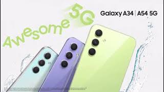 Introducing the new Galaxy A Series smartphones, #GalaxyA34 5G and #GalaxyA54 5G.