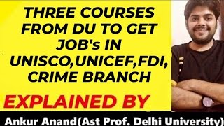 DELHI UNIVERSITY COURSES WHICH ARE GOOD FOR CARRIER IN LIFE #DU #DELHIUNIVERSITY