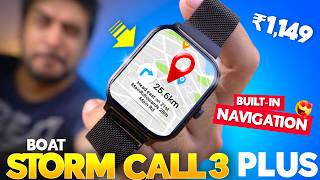 Smartwatch with *Built-in Map Navigation*⚡️ boAt Storm Call 3 Plus Smartwatch Review