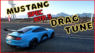 Forza Horizon 5 | Fastest Mustang RTR Spec 5 Custom drag tune | Fh5 Mustang RTR Drag Build Setup