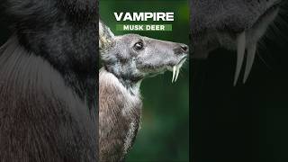 musk deer, he is vampire deer