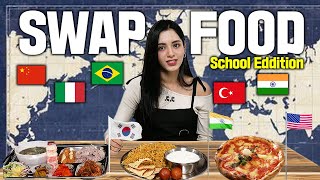 People Around The World Swap School Lunch | Korea, The US, India, Brazil, Italy, China, Türkiye