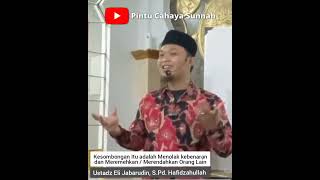 Allah itu Maha Indah & Mencintai Keindahan || Ustadz Eli Jabarudin, S.Pd. Hafidzahullah #shorts