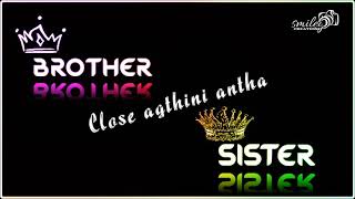 brother sister sentiment video/ block screen video status this video dedicated to all my dr brothers