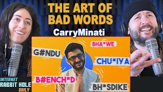 THE ART OF BAD WORDS | CarryMinati Reaction! | FOREIGNERS REACT TO INDIAN YOUTUBER!