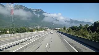 Beautiful Road Apin Highway in France/The Autoroute A40