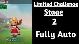 Lords mobile Limited challenge dark disaster stage 2 fully auto|witch doll stage 2 fully auto