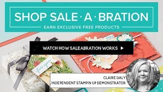 Stampin Up! Saleabration 2018   Earn free stamps!