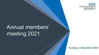 Annual members' meeting 2021