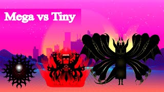 Battle of the Mega Vs Tiny ! Uncannyblocks band but different (1ND-10ND) vs UBBD (1Q-10Q)