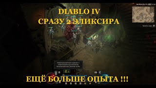 Diablo IV СРАЗУ 2 ЭЛИКСИРА ЕЩЁ БОЛЬШЕ ОПЫТА!!! [ГАЙД]