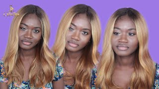 Outre Synthetic I-Part Swiss Lace Front Wig || Ramona || Love Your Crownz👑