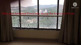 1BHK SEMI FURNISHED FLAT FOR RENT IN POWAI LAKE FACING FLAT