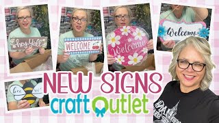 New Stuff!! 💚🌸🩵 #LIVE Unboxing Signs from Craft Outlet