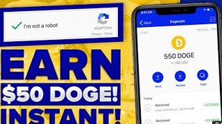 FREE DOGE COIN 2022: how to get at least $50 worth of dogecoin every 50mins| legit site!!