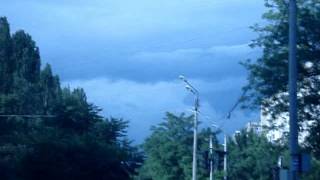 Грозовой вал в Одессе 29.05.2012. Shelf cloud in Odessa 29.05.2012