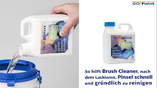 So hilft Brush Cleaner Pinsel schnell und gründlich zu reinigen