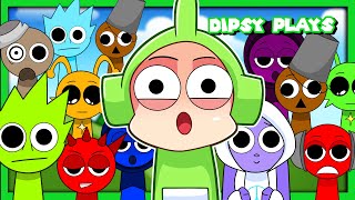 🌈 I ADDED TOO MANY SPRUNKI'S [FUNNY MOD] | Dipsy Plays Sprunki [MODS]