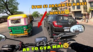 Aaj k din office jaate time bhut bura ho gya😵‍💫😵 #motovlog #viral #trend