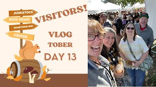 A HINT of How I'm Doing at Junkstock & the Friends That Came to See Me! Vlogtober 13