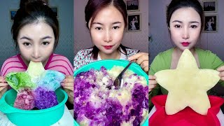 MUKBANG ICE EATING CRUNCHY SOUNDS - LIVES