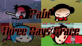 Pucca characters badly damaged at their weakest - Pain Three Days Grace