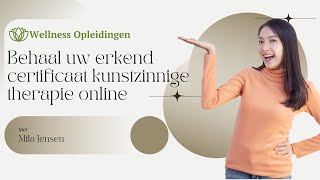 Certificaat Kunstzinnige Therapie Online