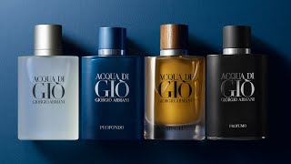 Rating the Acqua Di Gio fragrance line