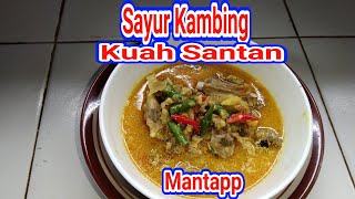 Cara Masak Sayur Kambing Kuah Santan