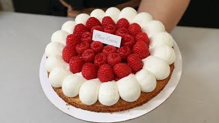 Tarta Bretón de Frambuesa y Mascarpone / Breton Raspberry and Mascarpone Cake