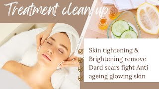 Face Cleanup at home just 30 min pigmentation dark spots scars & ageing reviews &demo step by step