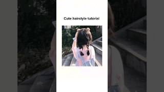 cute hairstyle tutorial | girls edition #aesthetic #hairstyle