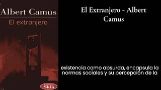 El Extranjero - Albert Camus RESUMEN