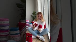 Маленькі Санти гачком вже на нашому каналі! crochet Santa Claus #trikolino #магазинпряжі #diy