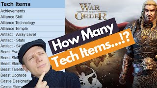 War and Order | Technology Power - How many things are there! 🤔