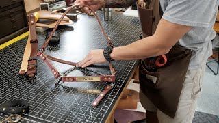 Making a Leather Halter - This is NOT a "How To" video!