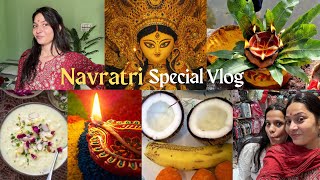 Navratri Special Vlog 😍 | Hostel Mein Kiye Navratri Puja | Patna Durga Puja Special Vlog  2024