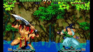 Samurai Shodown V: Tam Tam playthrough lvl-8 【60fps】