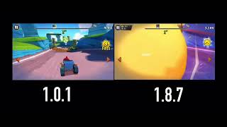 Angry Birds GO! 1.0.1 VS 1.8.7 Part 1