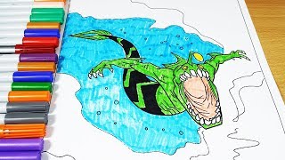 Coloring Pages Ben 10 Ripjaws - Ben 10 Omniverse Ben 10 Ultimate Alien Coloring Book 2018