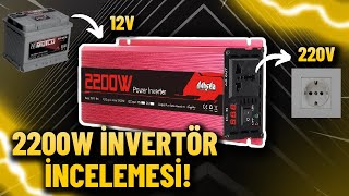 2200W İnvertör İncelemesi, İlk Testler | Mensela IT-PS1 Pro Inverter