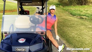 Golf vlog with Margo!