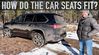 How well do car seats fit in the Sequoia? | 2nd & 3rd Rows