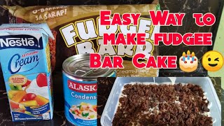 How to Make FUDGEE BAR CAKE | CAKE LOVER